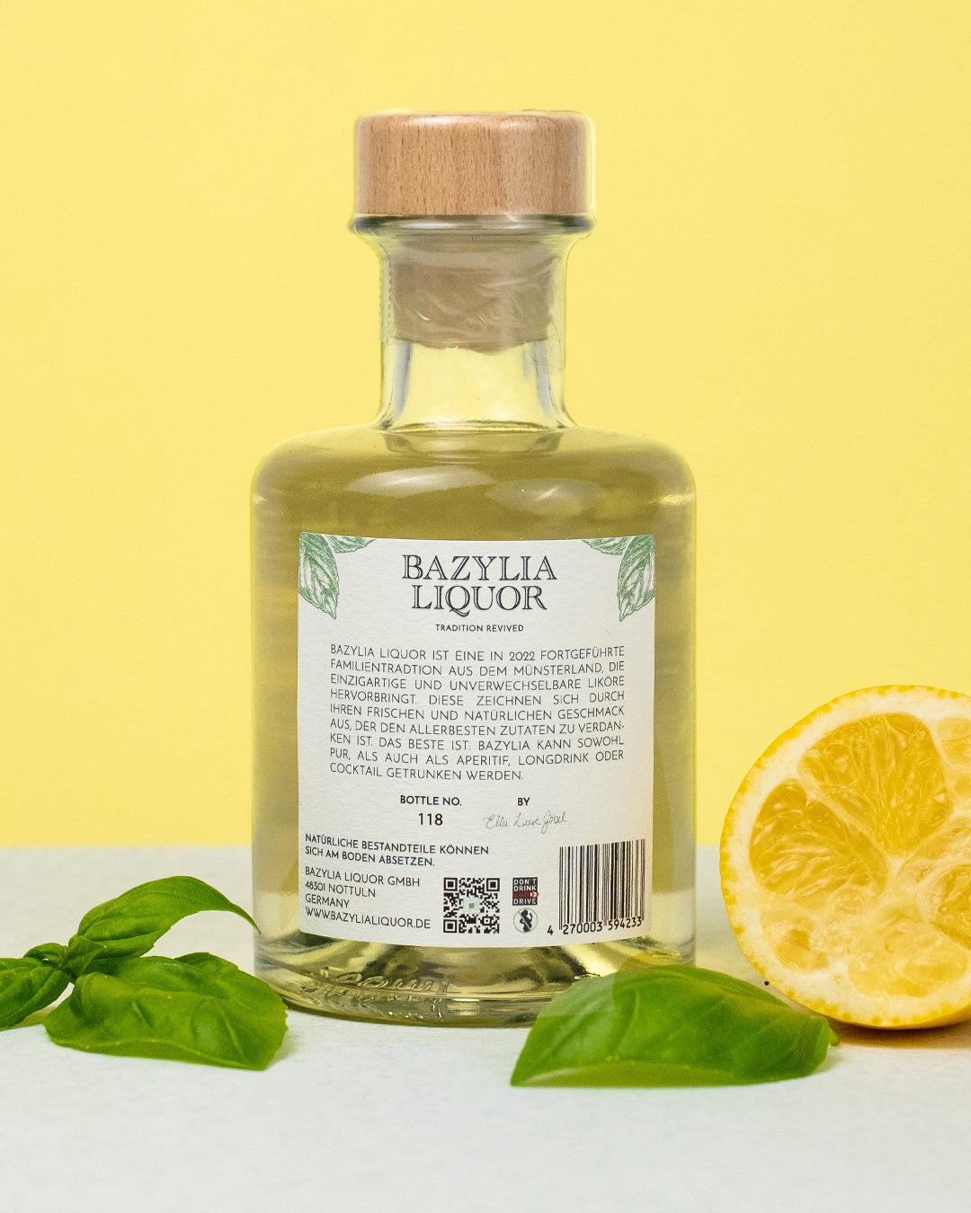 No. 1 Basil Liqueur 200ml