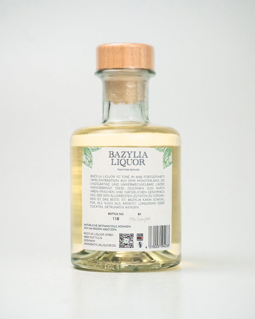 No. 1 Basil Liqueur 200ml