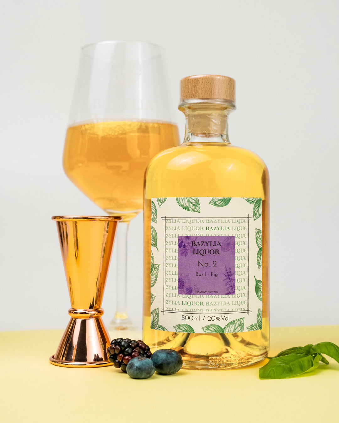 No. 2 Basil Liqueur 500ml