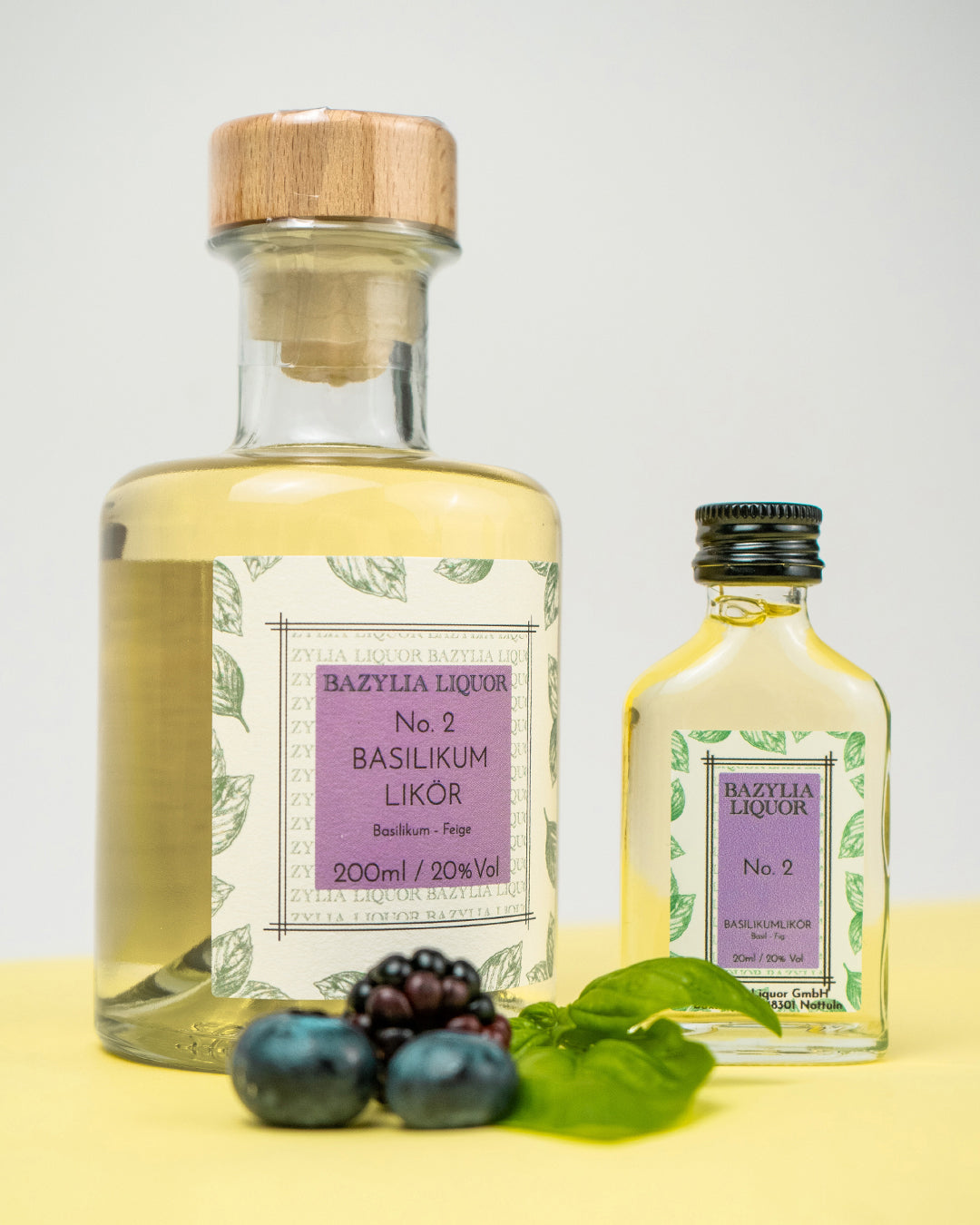 MINI BAZYLIA - No. 2 Basil Liqueur 20ml