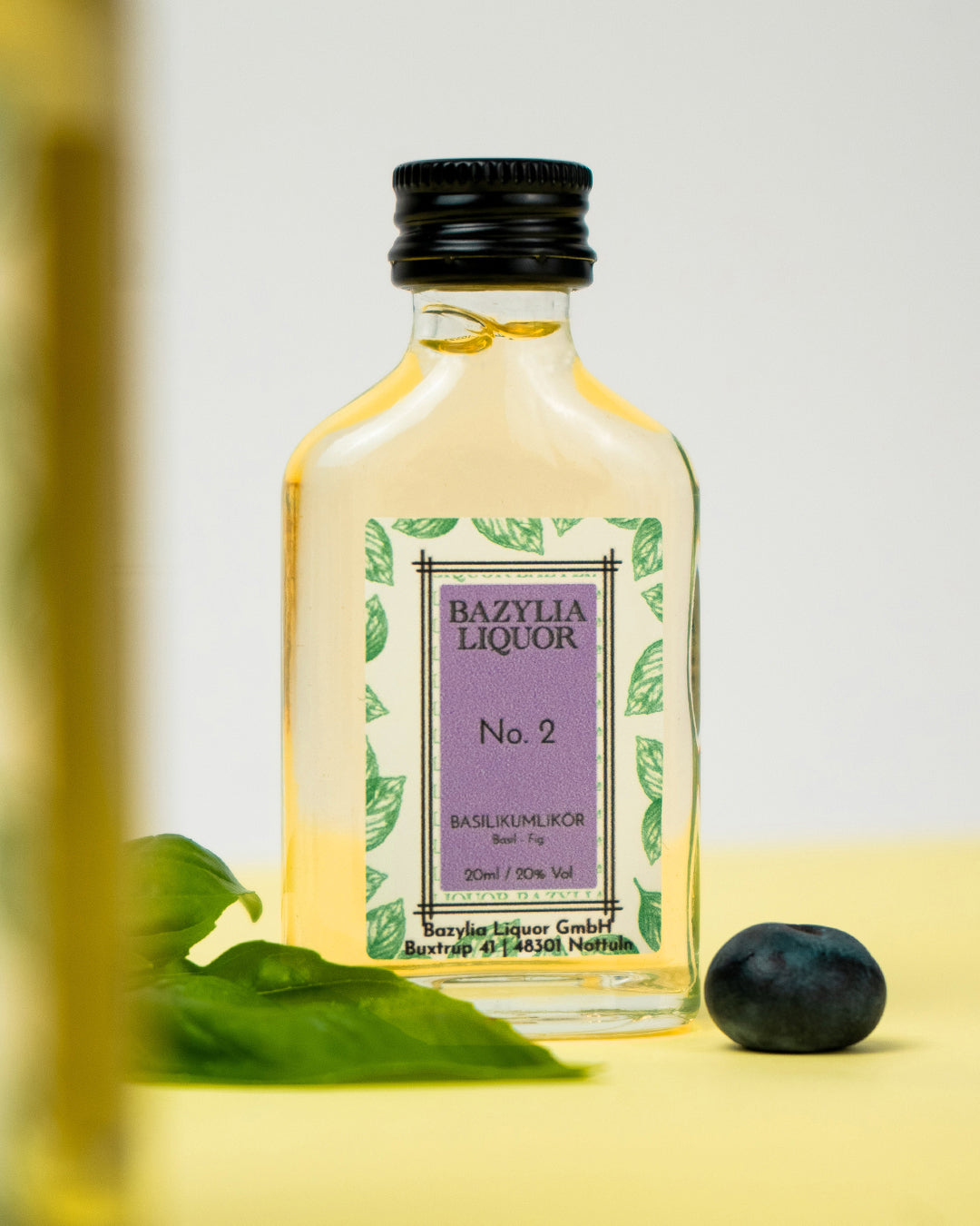 MINI BAZYLIA - No. 2 Basil Liqueur 20ml