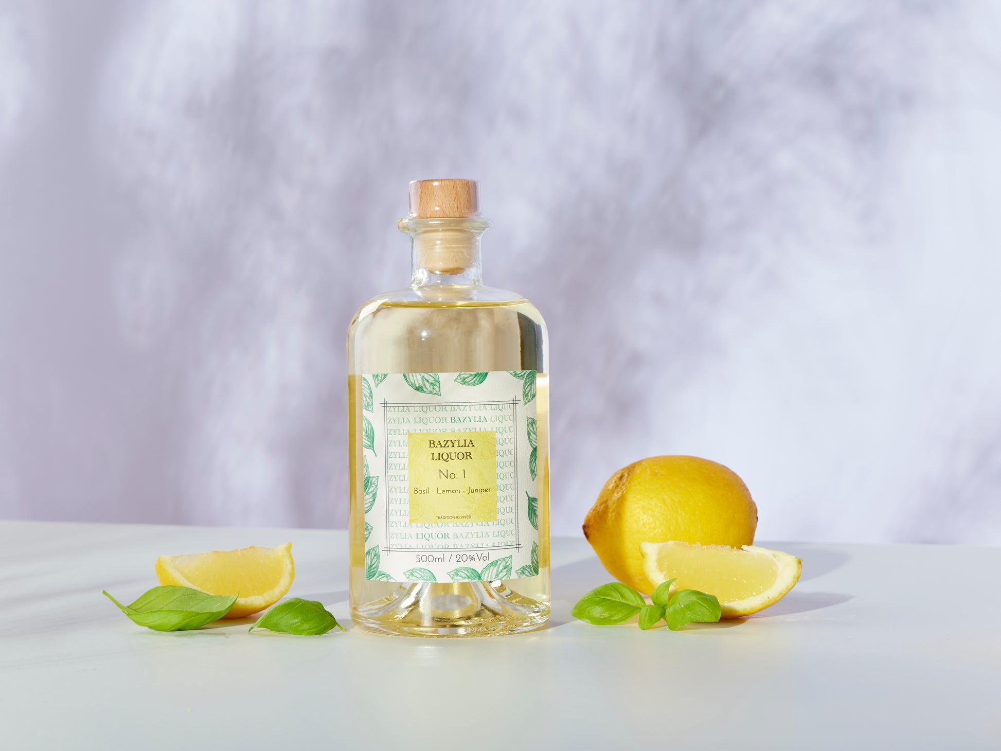 No. 1 Basil Liqueur 500ml - BAZYLIA LIQUOR