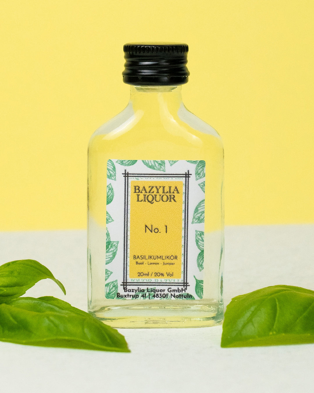 MINI BAZYLIA No. 1 Basil Liqueur 20ml BAZYLIA LIQUOR